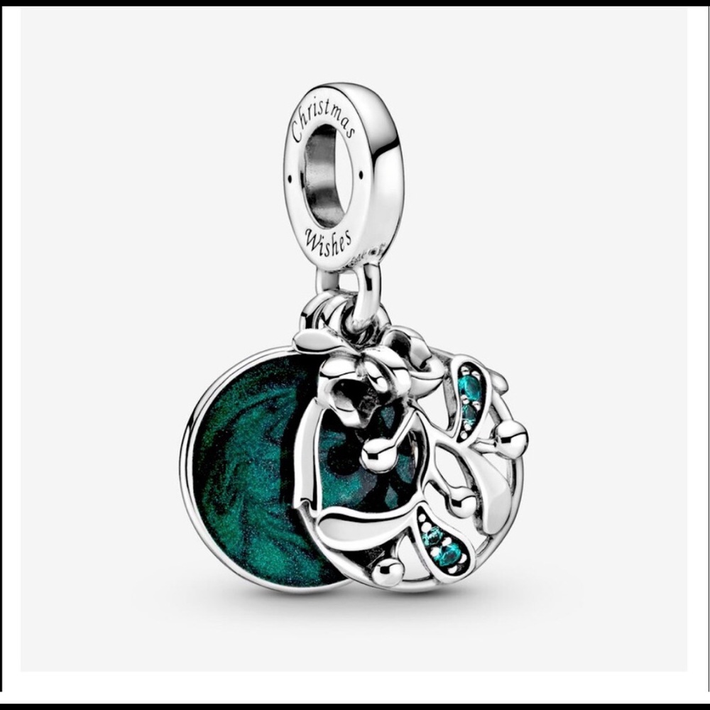 PANDORA Mistletoe Dangle Charm.
